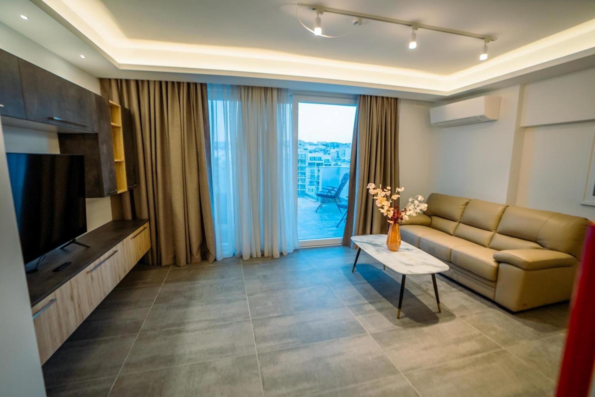 Апартаменты 86 Spinola Bay Сент Джулианс Экстерьер фото